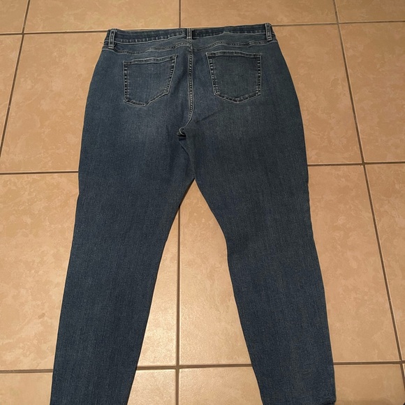 Ava & Viv Dark Blue Skinny Jeans - Picture 2 of 2